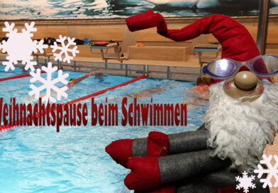 Weihnachtspause beim Schwimmen