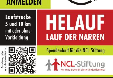 Aufruf zum Benefizlauf für die NCL-Stiftung am 15.02.2026